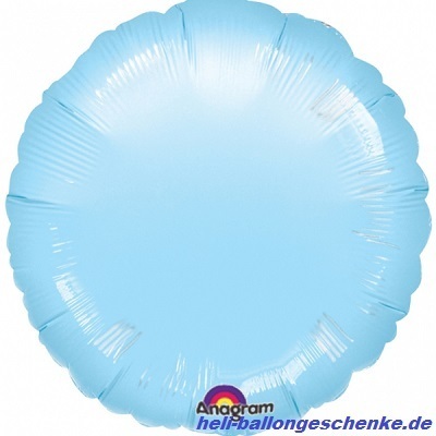 Folienballon "Pearl Pastel Blue Circle"