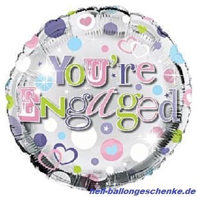 Folienballon "You`re Engaged"