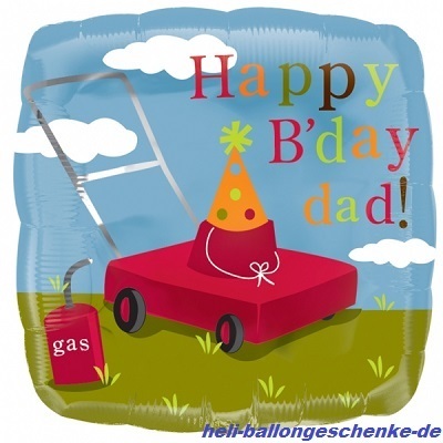Folienballon "Happy Birthday, dad"