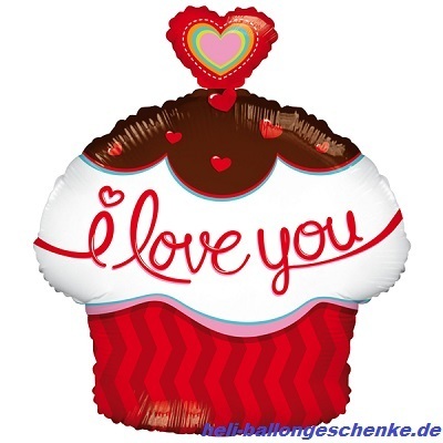 Folienballon "I love you Cupcake"